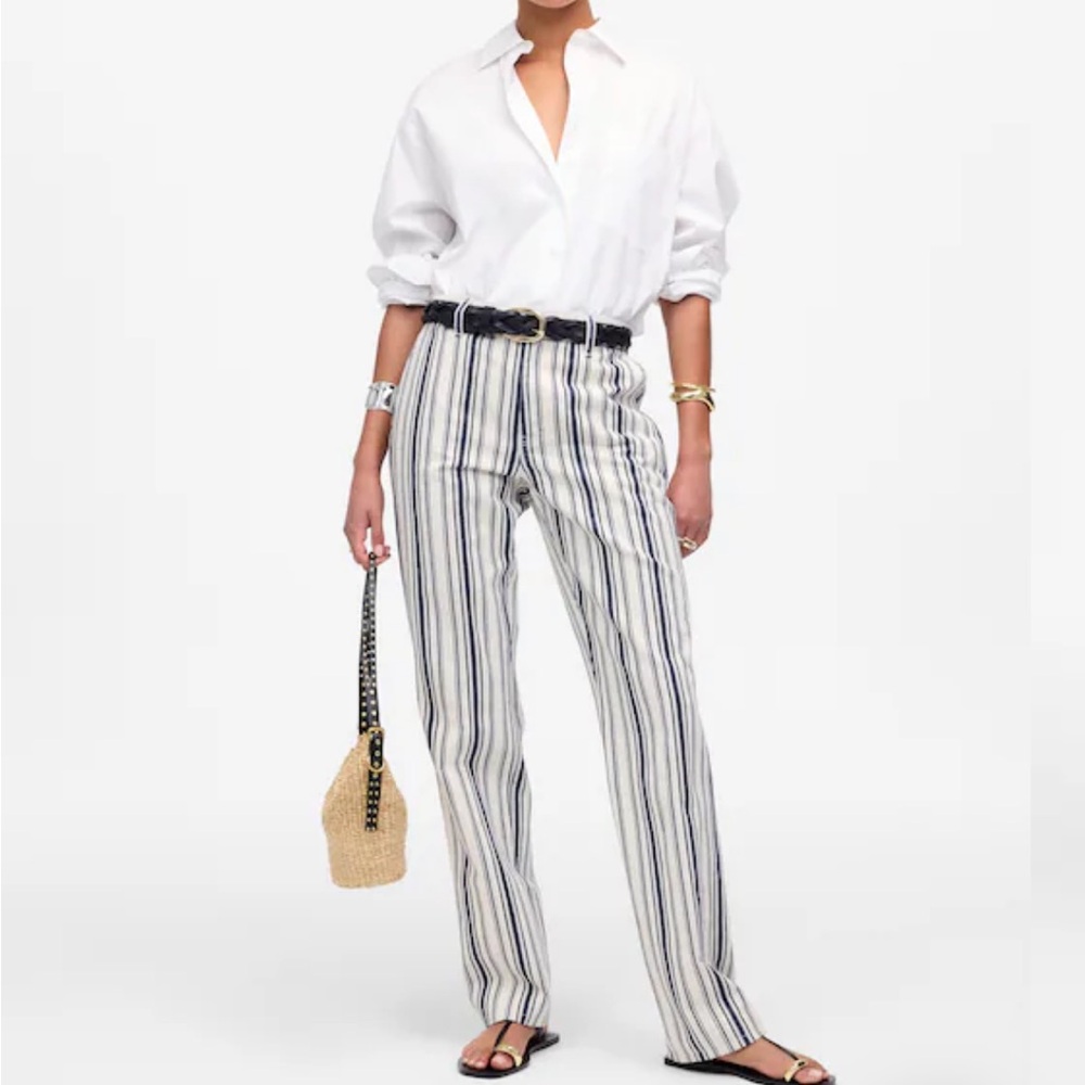 Madewell The Dean Easy Straight Pant, size 28